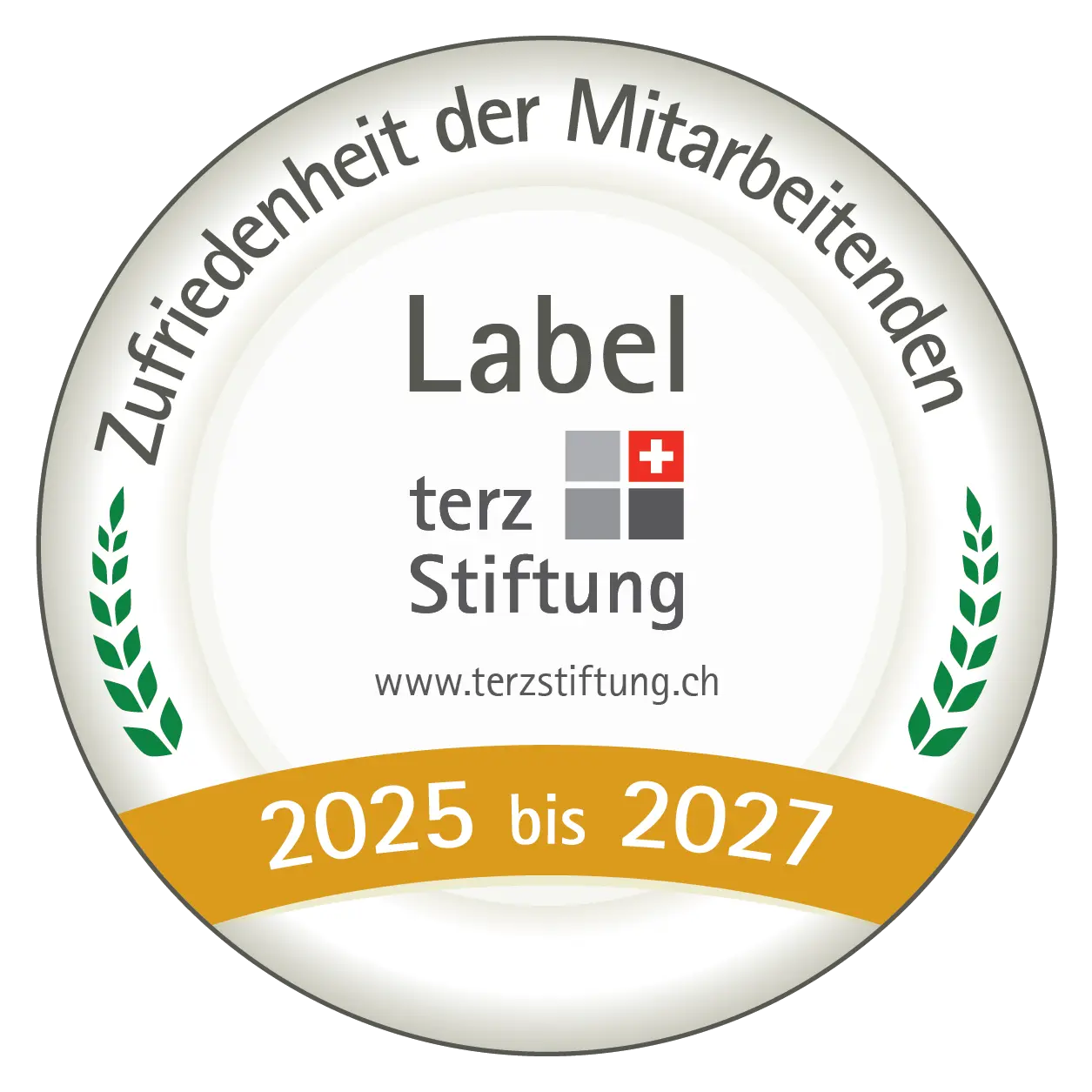Terz-Label Zufriedenheit der Mitarbeitenden